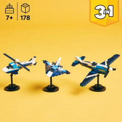 Lego Creator 3'ü 1 Arada Uçak: Yarış Uçağı Araç Oyun Seti 31160