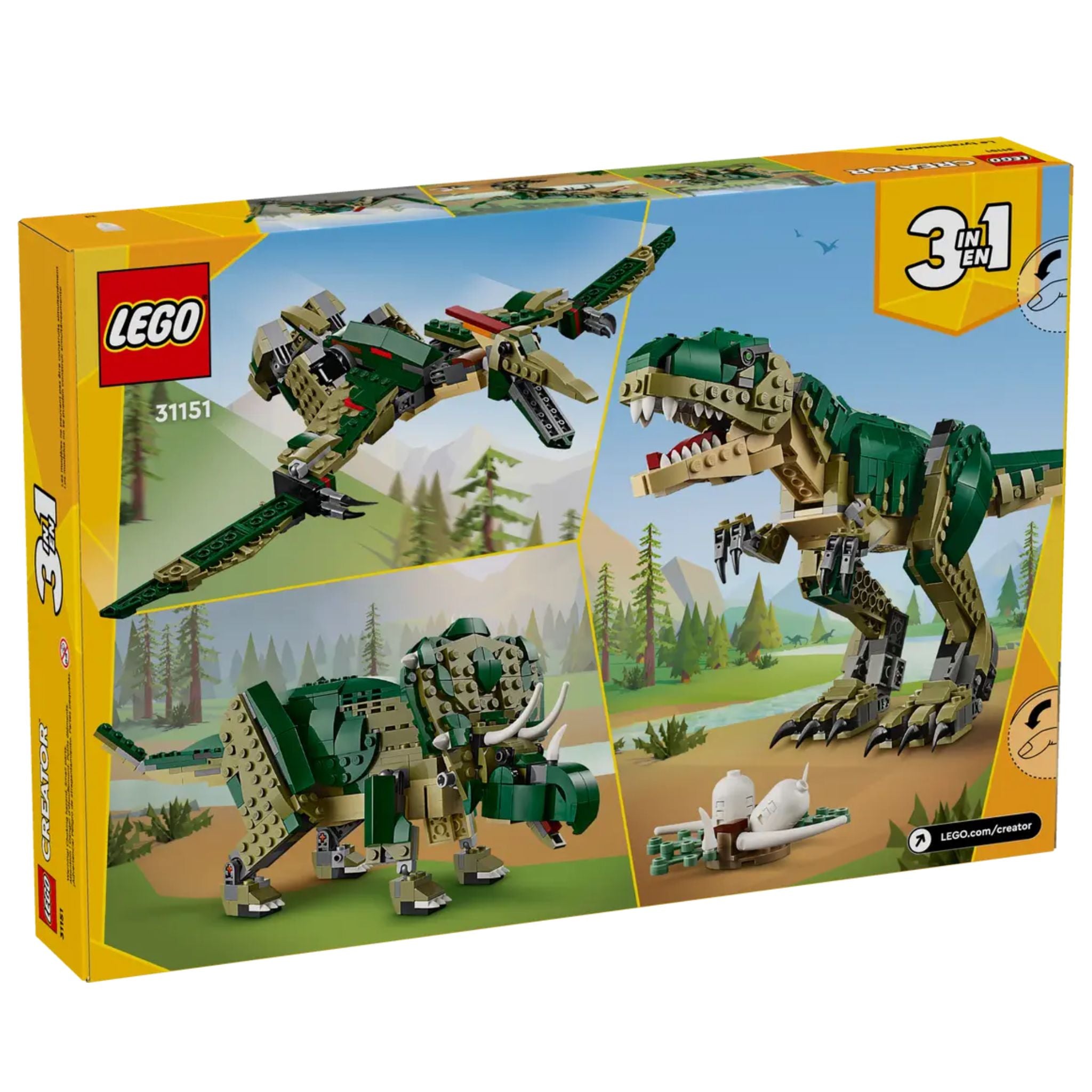 Lego Creator 3ü1 Arada T Rex 31151