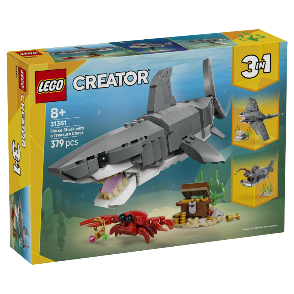 Lego Creator Acımasız Köpek Balığı ile Hazine Sandığı - 31381