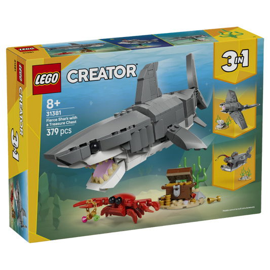 Lego Creator Acımasız Köpek Balığı ile Hazine Sandığı 31381