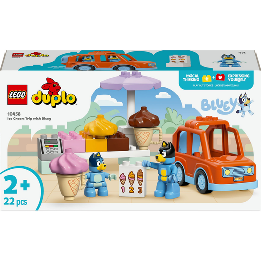 Lego Duplo Bluey Bluey ile Dondurma Gezisi Küçük Çocuk Oyuncağı 10458