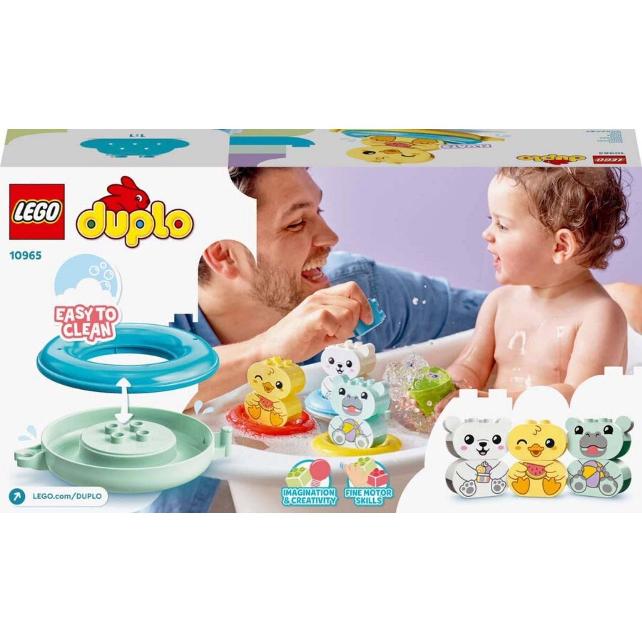 Lego Duplo İlk Banyo Zamanı Eğlencesi: Yüzen Hayvan Treni 10965