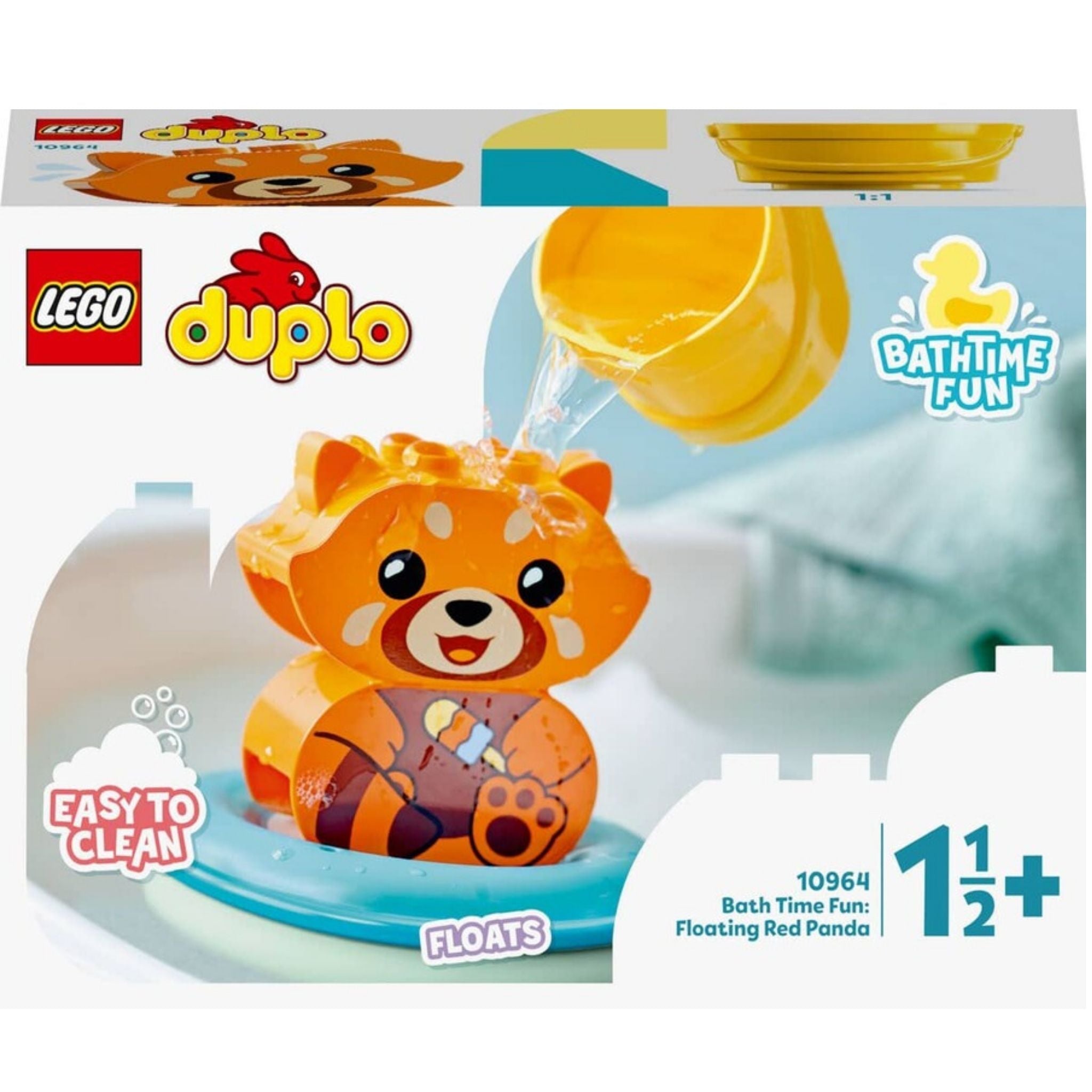Lego Duplo İlk Banyo Zamanı Eğlencesi: Yüzen Kırmızı Panda 10964