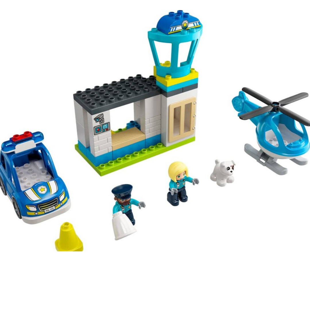 Lego Duplo Kurtarma Polis Merkezi Ve Helikopter 10959