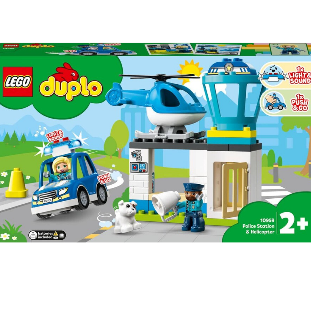 Lego Duplo Kurtarma Polis Merkezi Ve Helikopter 10959