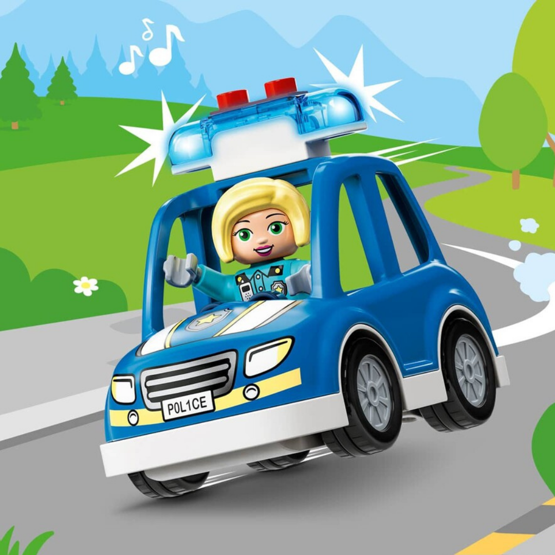 Lego Duplo Kurtarma Polis Merkezi ve Helikopter-10959