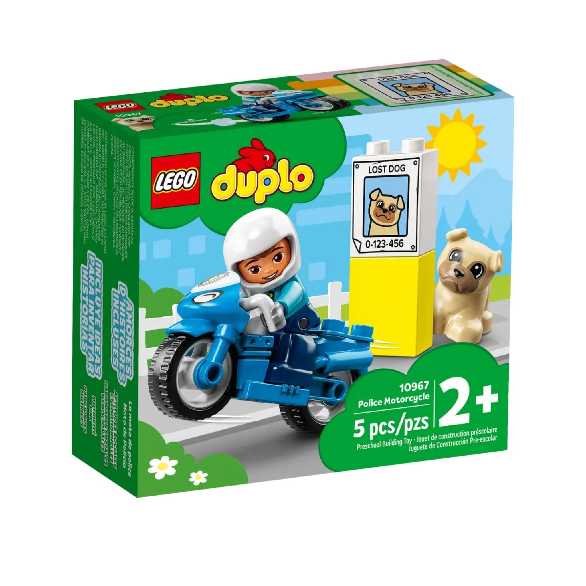 Lego Duplo Kurtarma Polis Motosikleti 10967