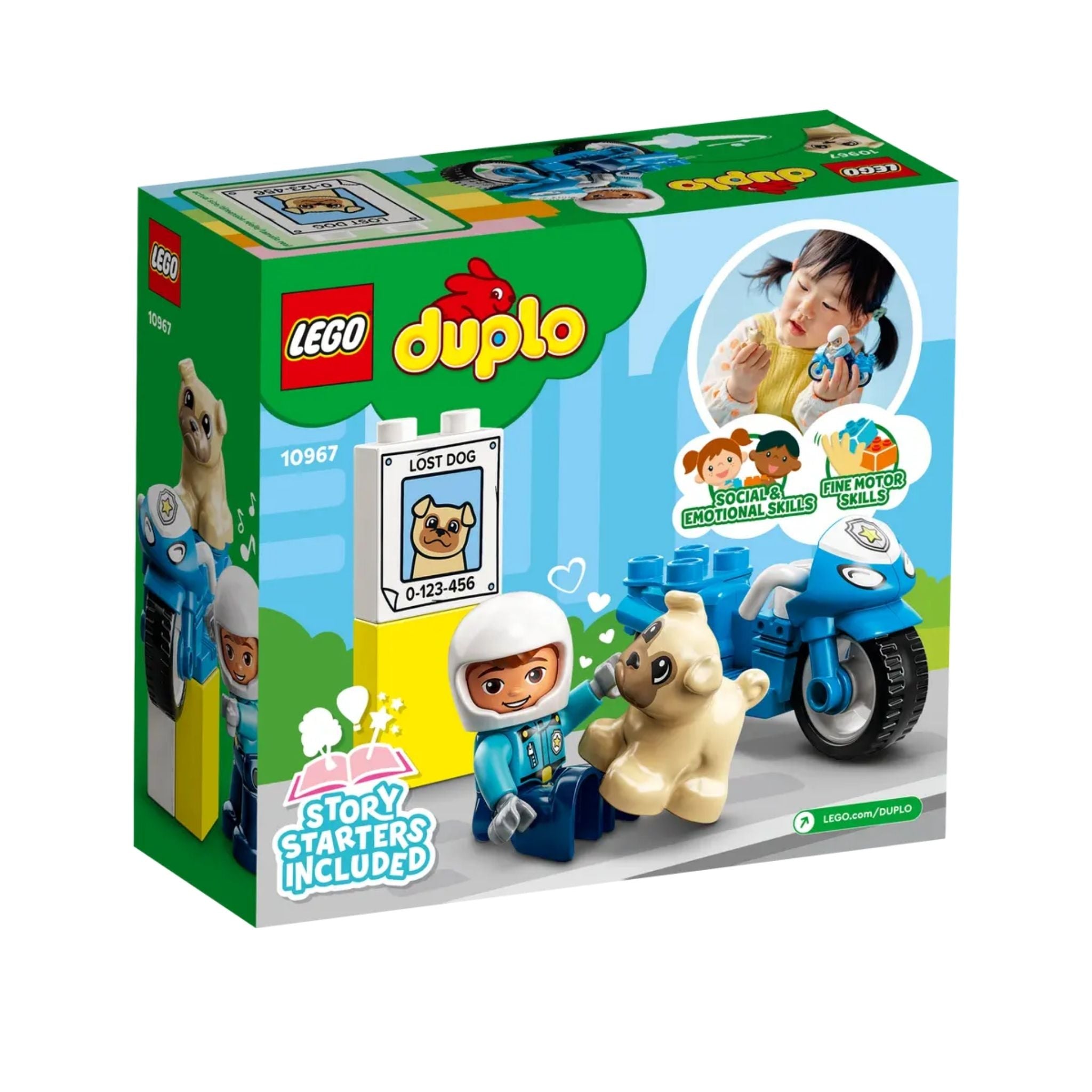 Lego Duplo Kurtarma Polis Motosikleti 10967