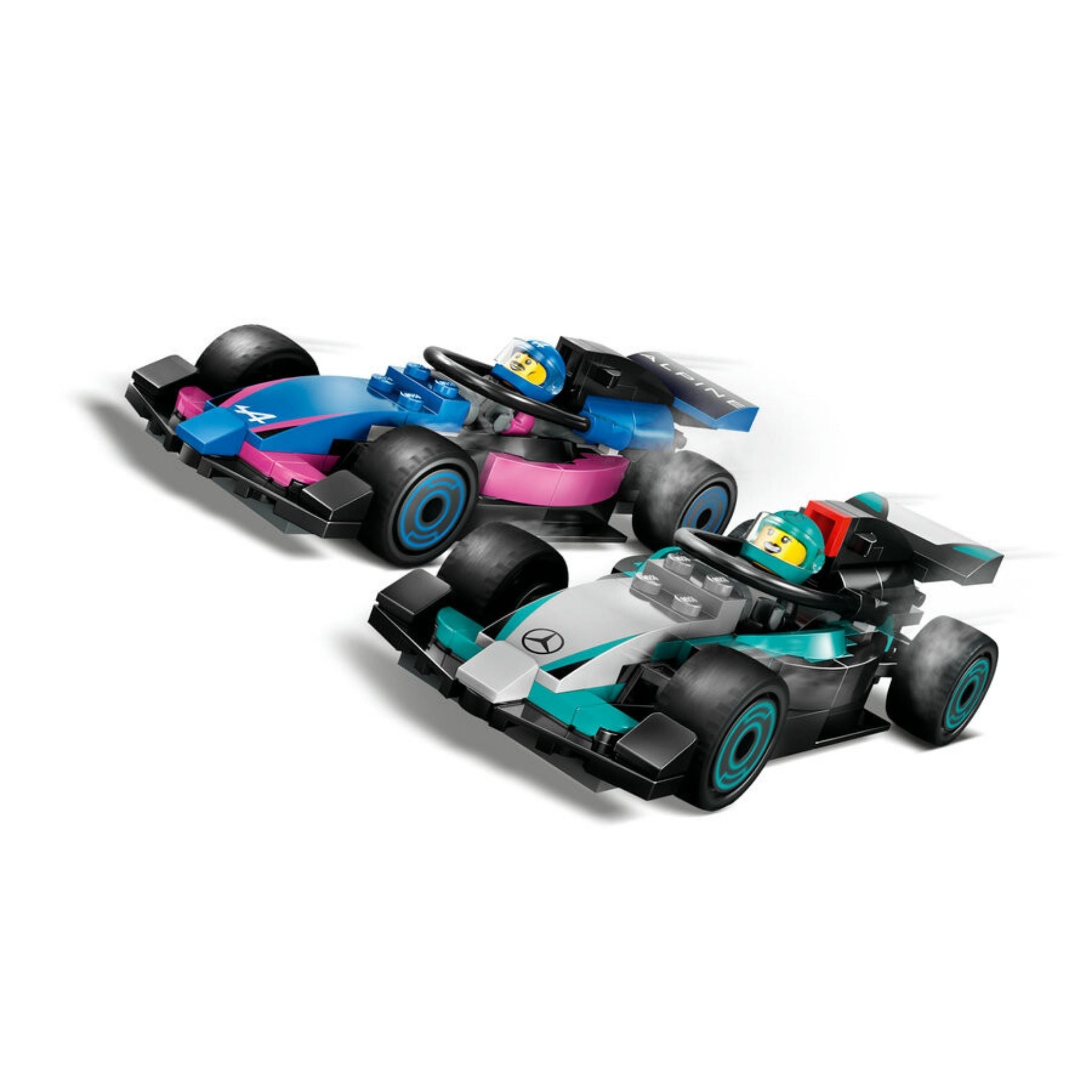 Lego City F1 Garaj AMG ve Alpine 60444