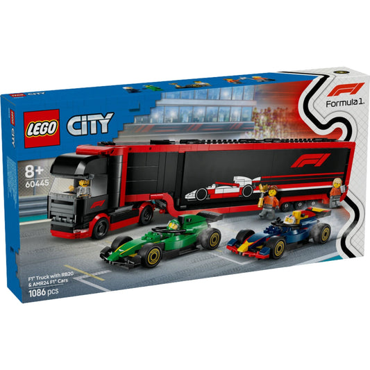 Lego City  F1 Kamyon RB20 ve AMR24 60445