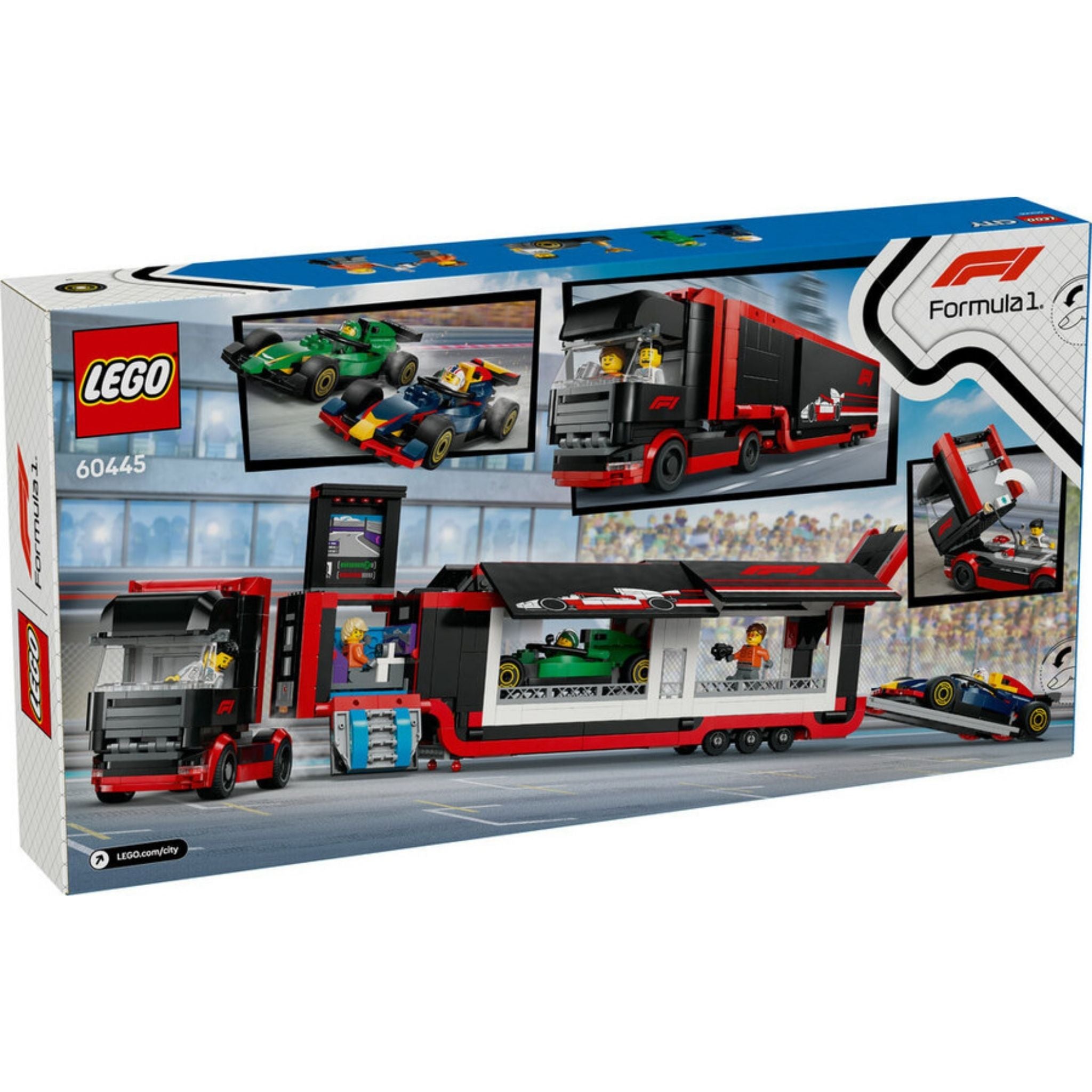 Lego City  F1 Kamyon RB20 ve AMR24 60445
