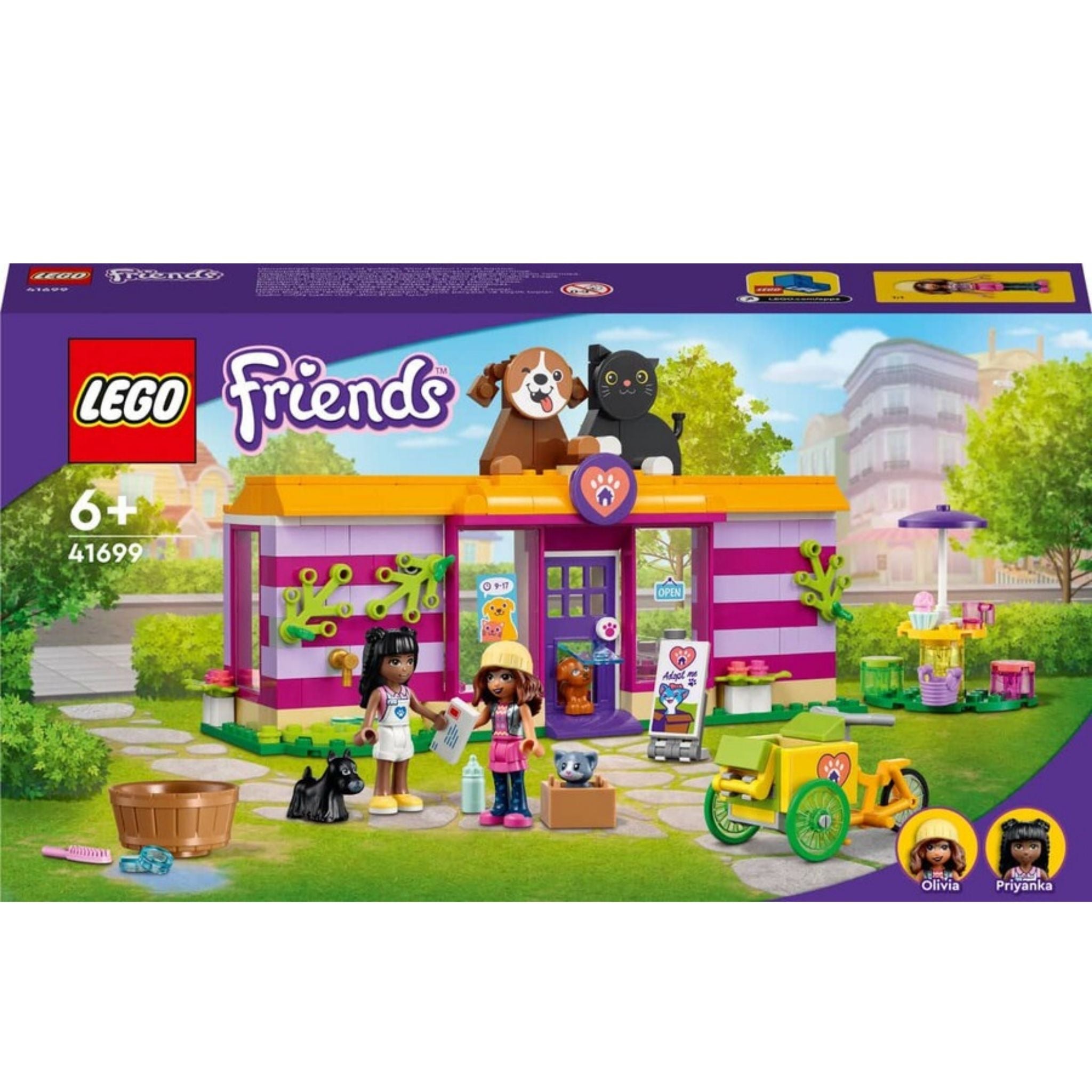 Lego Friends Evcil Hayvan Sahiplenme Kafe’si 41699