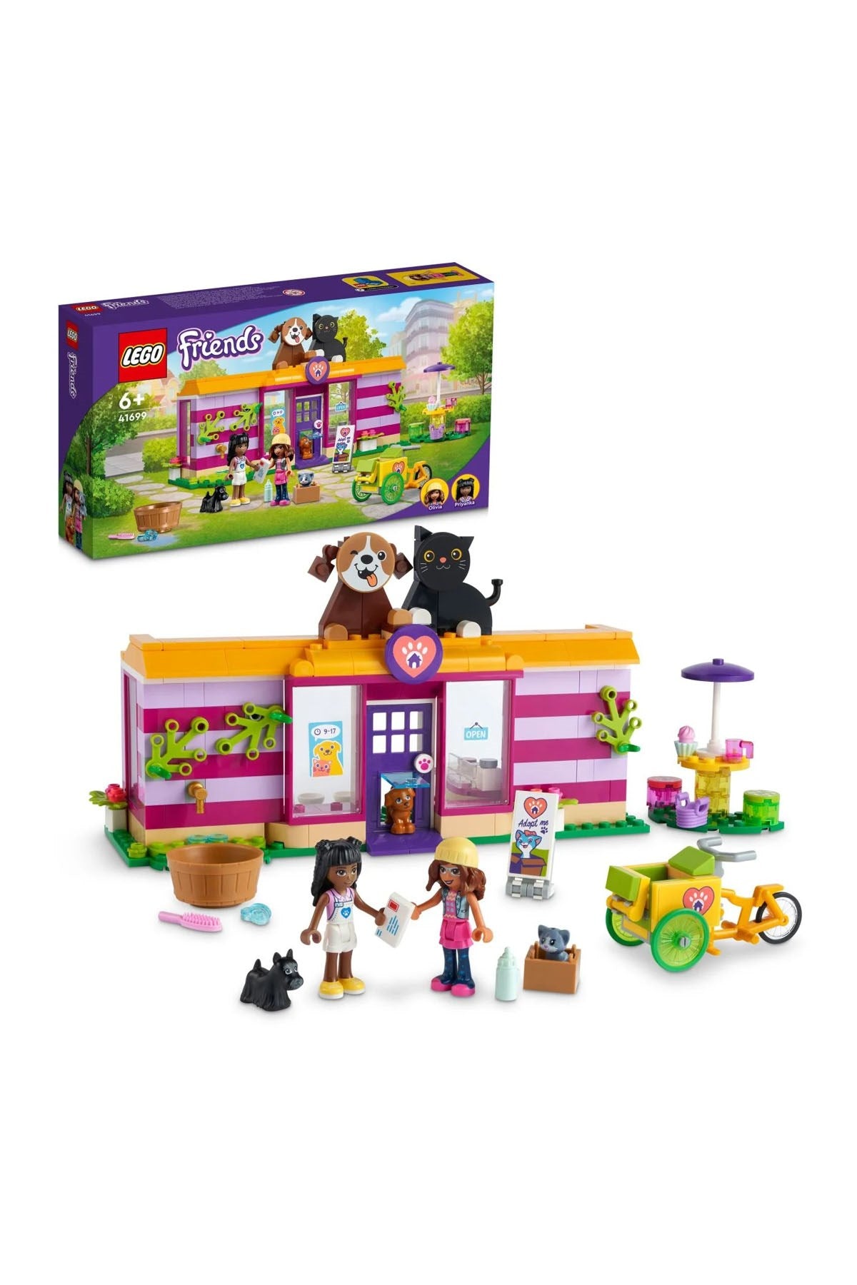 Lego Friends Evcil Hayvan Sahiplenme Kafe’si 41699