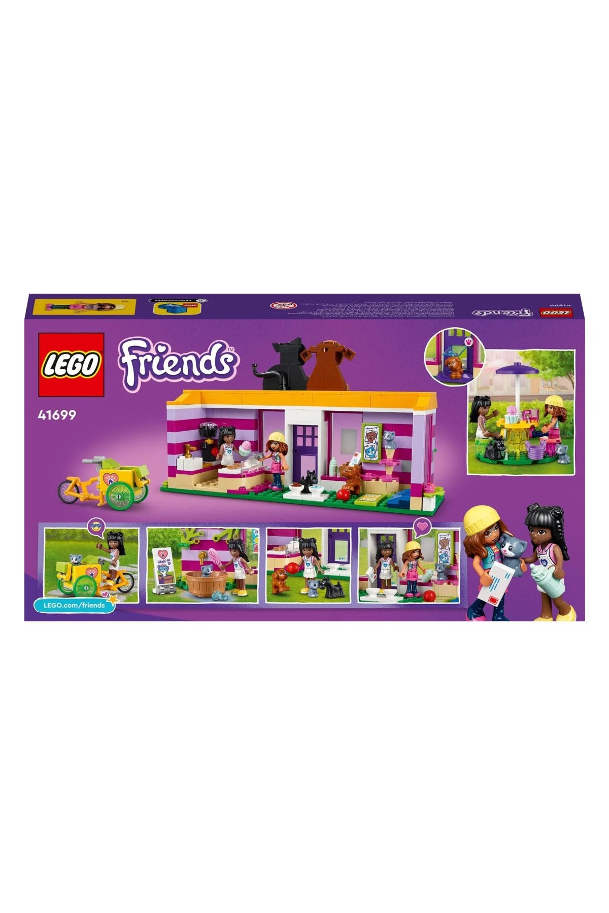 Lego Friends Evcil Hayvan Sahiplenme Kafe’si 41699