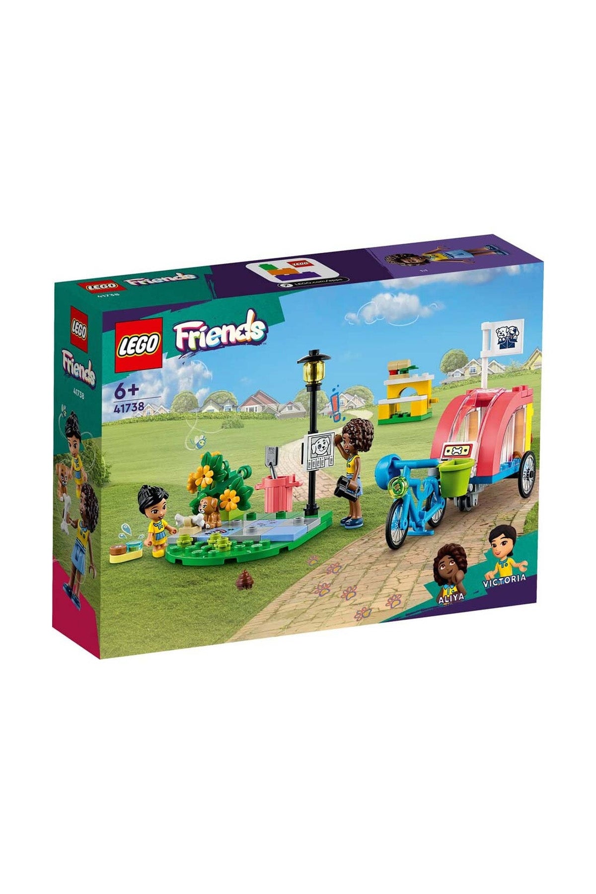 Lego Friends Köpek Kurtarma Bisikleti 41738