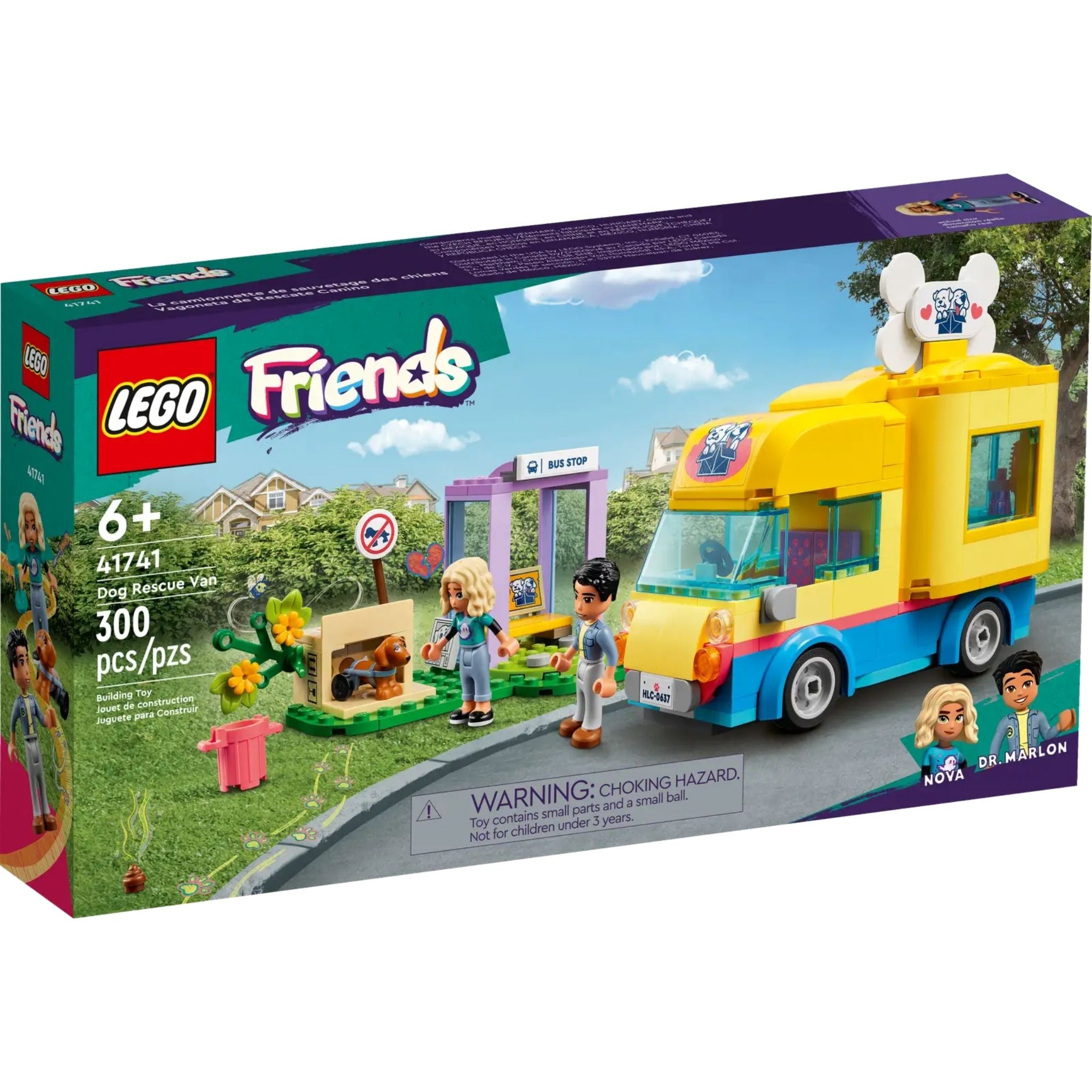 Lego Friends Köpek Kurtarma Minibüsü 41741  6yaş+ (300 parça)