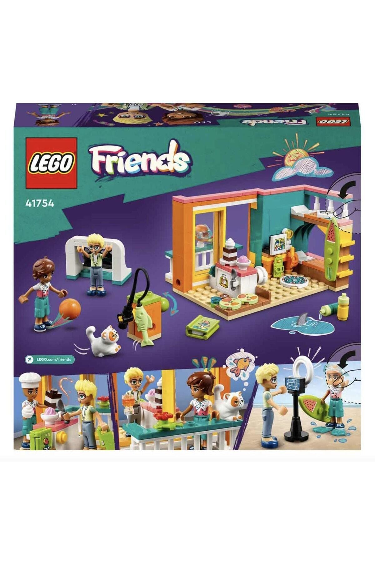 Lego Friends Leo'nun Odası 41754