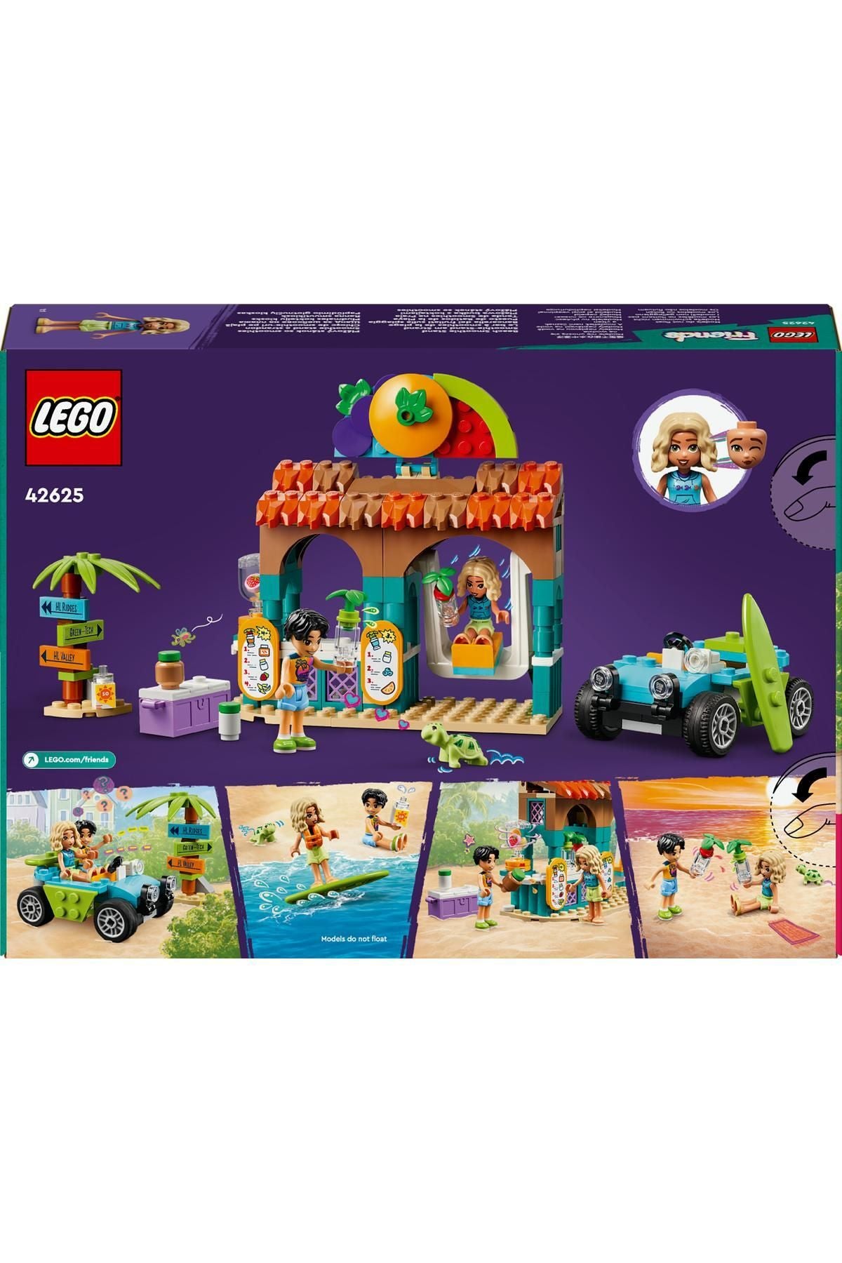 Lego Friends Meyveli İçecek Plaj Standı Yiyecek 42625