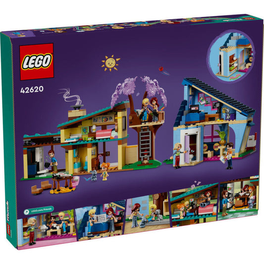 Lego Friends Olly Ve Paisley'nin Aile Evleri 42620