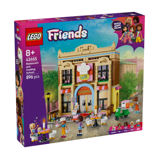 Lego Friends Restoran ve Aşçılık Okulu Yapım Oyuncağı 42655
