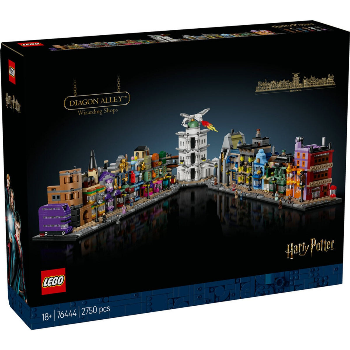 Lego Harry Potter Diagon Yolu Büyücü Mağazaları, Yetişkinler için Büyücü Seti 76444
