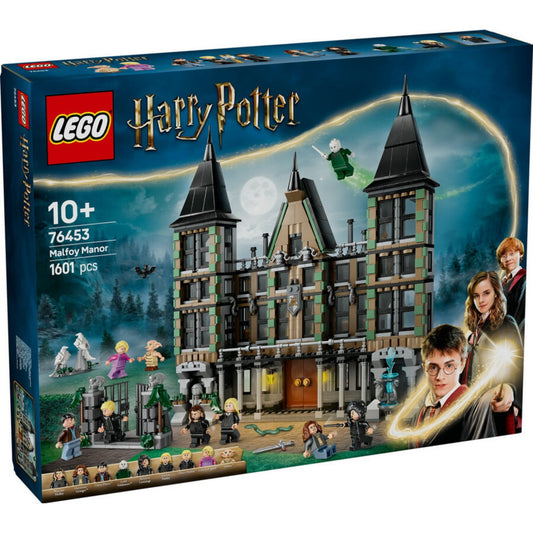 Lego Harry Potter Malfoy Malikanesi, Büyücü Oyuncağı Yapım Seti 76453