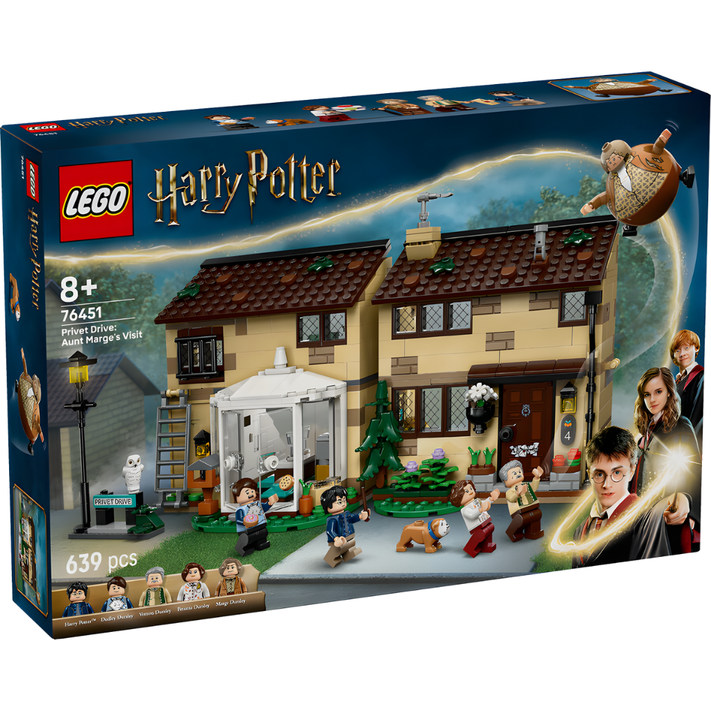 Lego Harry Potter Privet Drive Marge Hala'nın Ziyareti İnşa Edilebilen Ev 76451