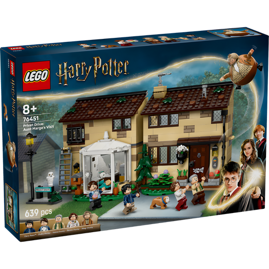 Lego Harry Potter Privet Drive Marge Hala'nın Ziyareti İnşa Edilebilen Ev 76451