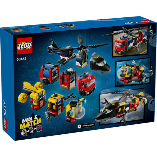 Lego City Helikopter, İtfaiye ve Denizaltı 60462