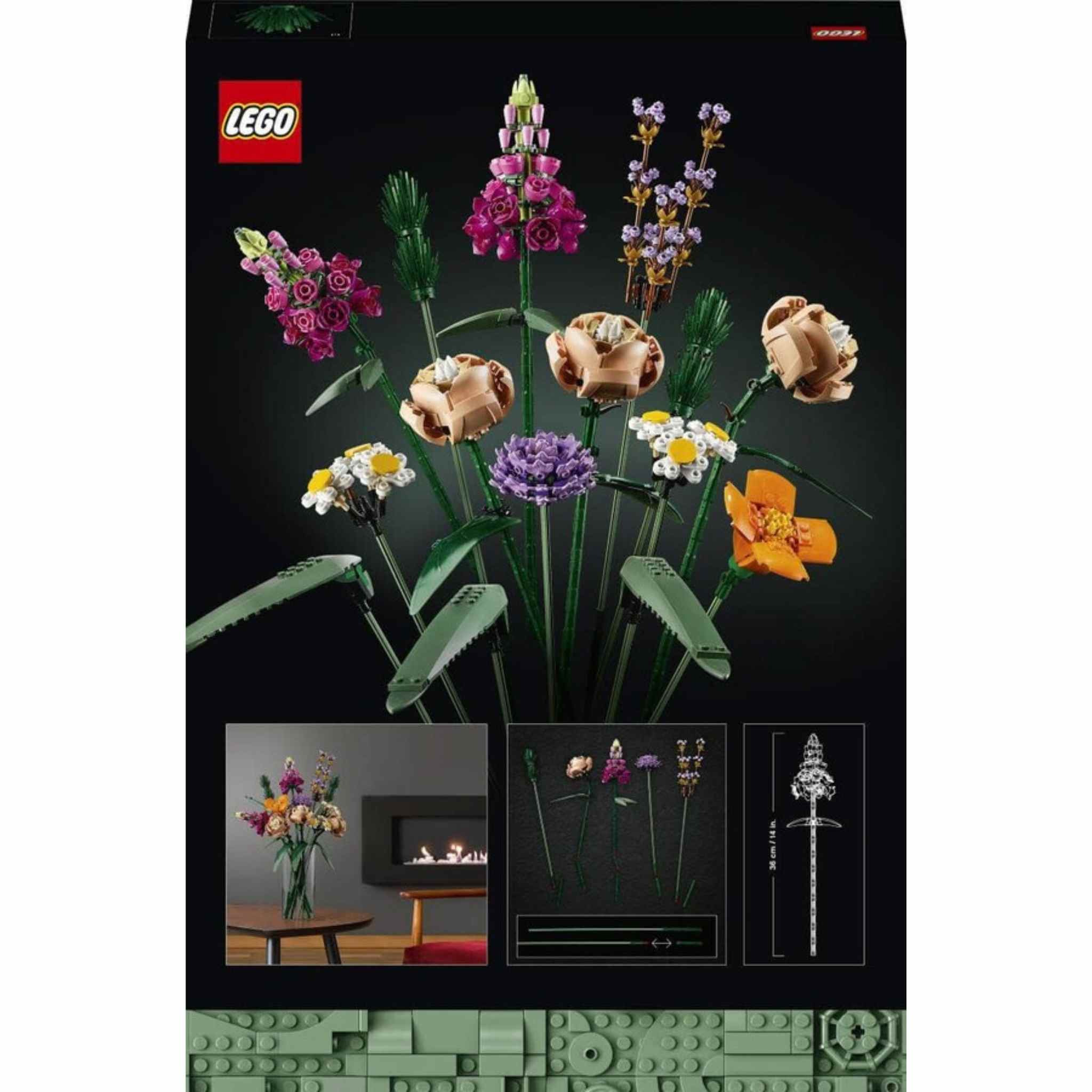 Lego Icons Çiçek Buketi 10280 Yapım Seti 756 Parça