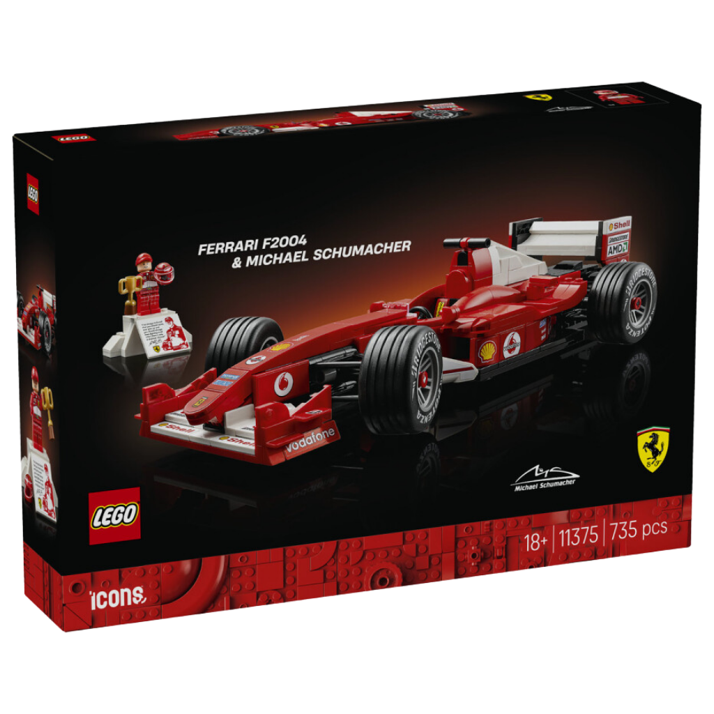 Lego Icons Ferrari F2004 ve Michael Schumacher 11375