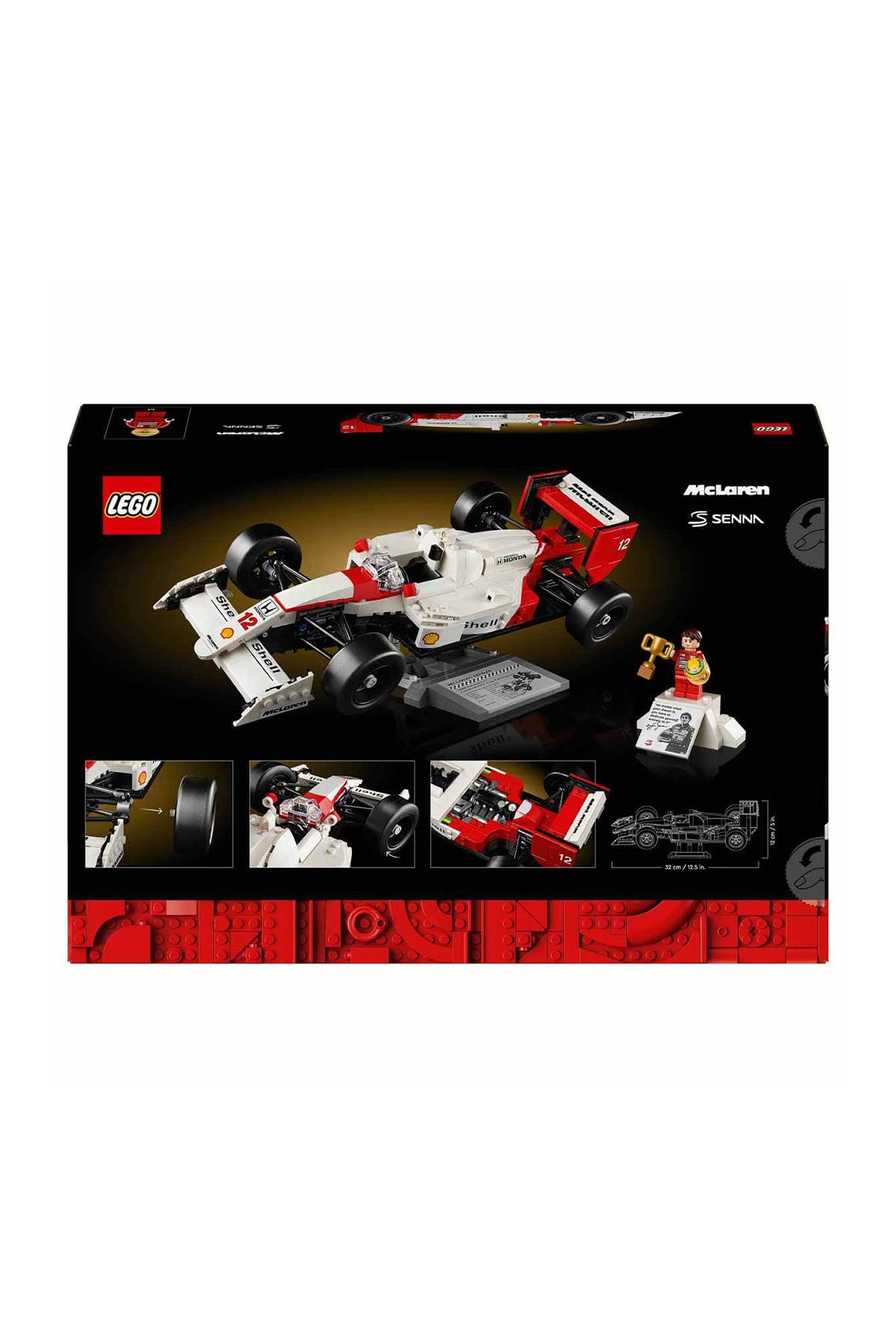 Lego Icons McLaren MP4/4 ve Ayrton Senna Seti - 10330