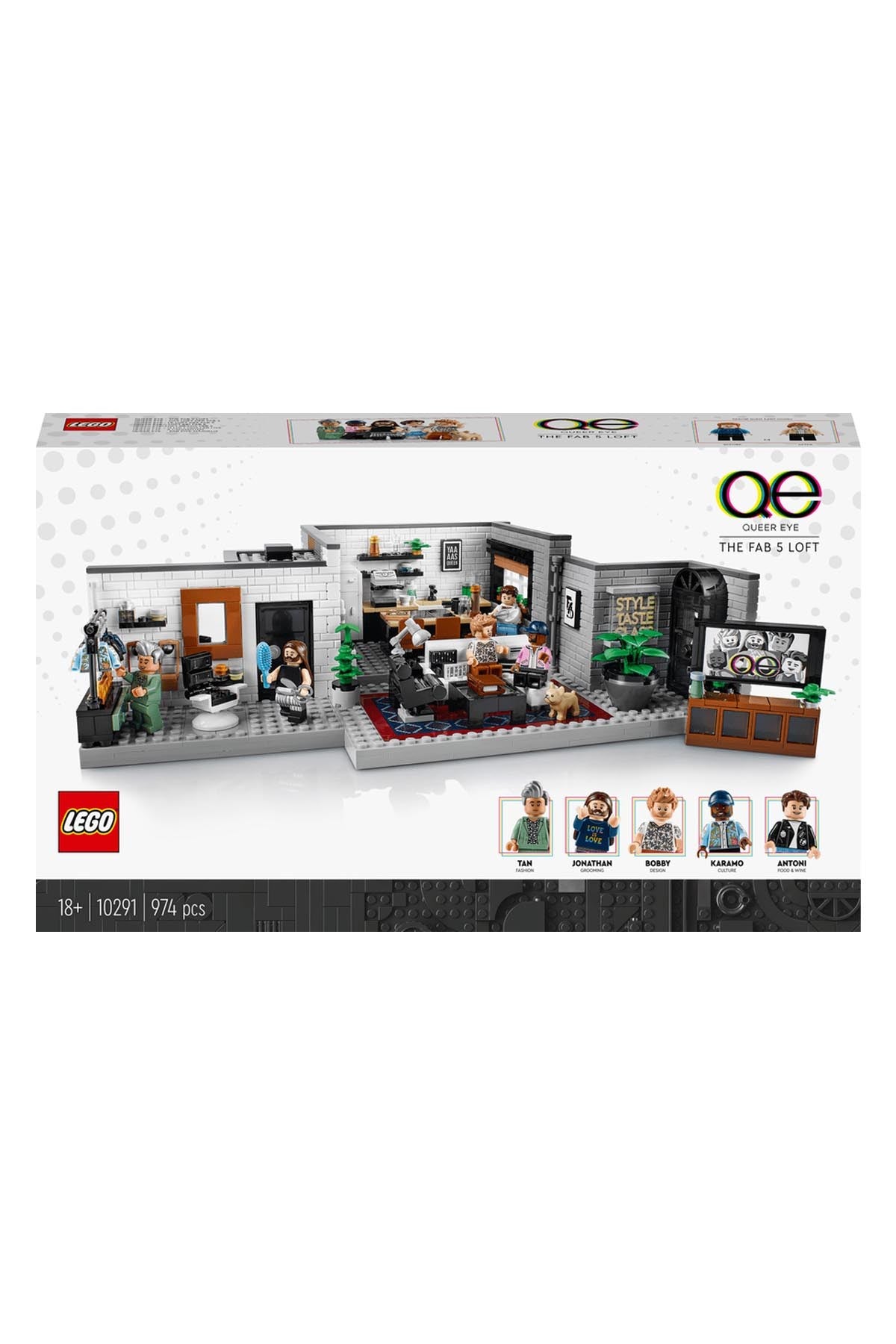 Lego Icons Queer Eye – Fab 5 Çatı Katı