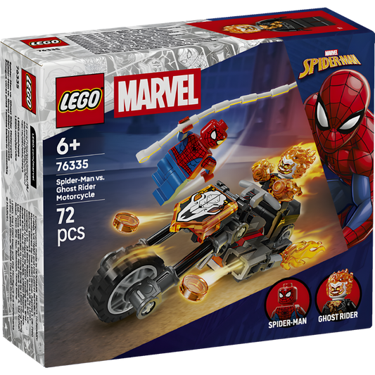 Lego Marvel Örümcek Adam ve Ghost Rider Motosikleti 76335
