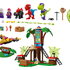 Lego Marvel Spidey ve İnanılmaz Arkadaşları Ağaç Ev Karargahında Spidey ve Gobby'nin Raptor Savaşı 11200