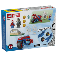 Lego Marvel Spidey ve İnanılmaz Arkadaşları Motosikletli Spidey Rhino Ya Karşı 11206
