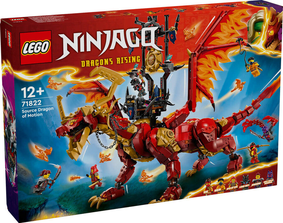 Lego Ninjago Hareket Kaynak Ejderhası Macera Oyuncağı 71822