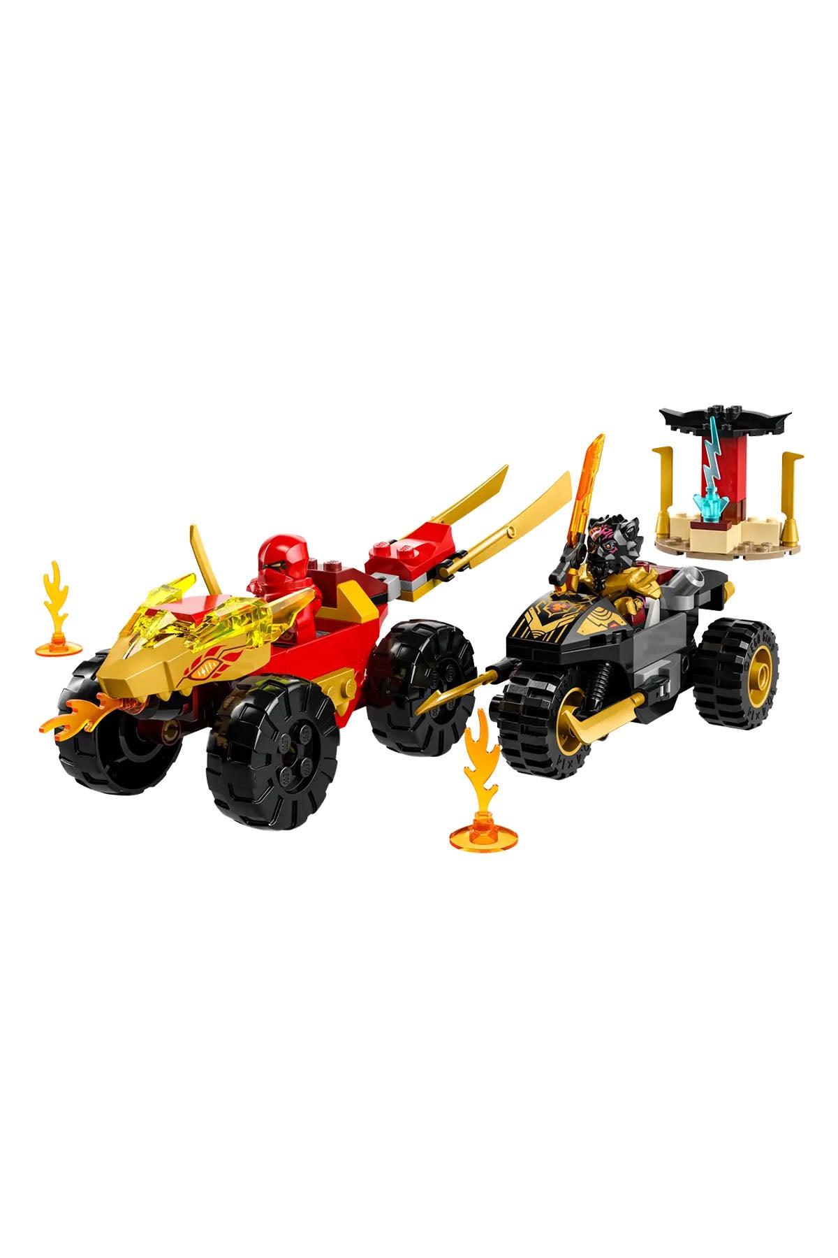 Lego Ninjago Kai ve Ras'ın Araba ve Motosiklet Savaşı - 71789