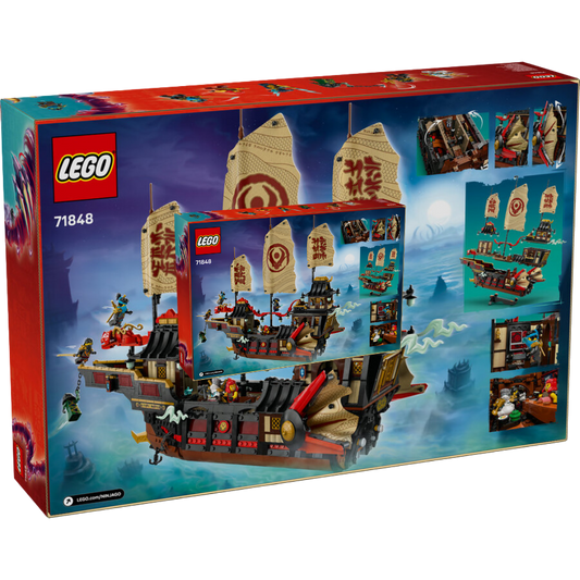 Lego Ninjago Tapınak Ödülü Oyuncak Gemi Yapım Seti 71848
