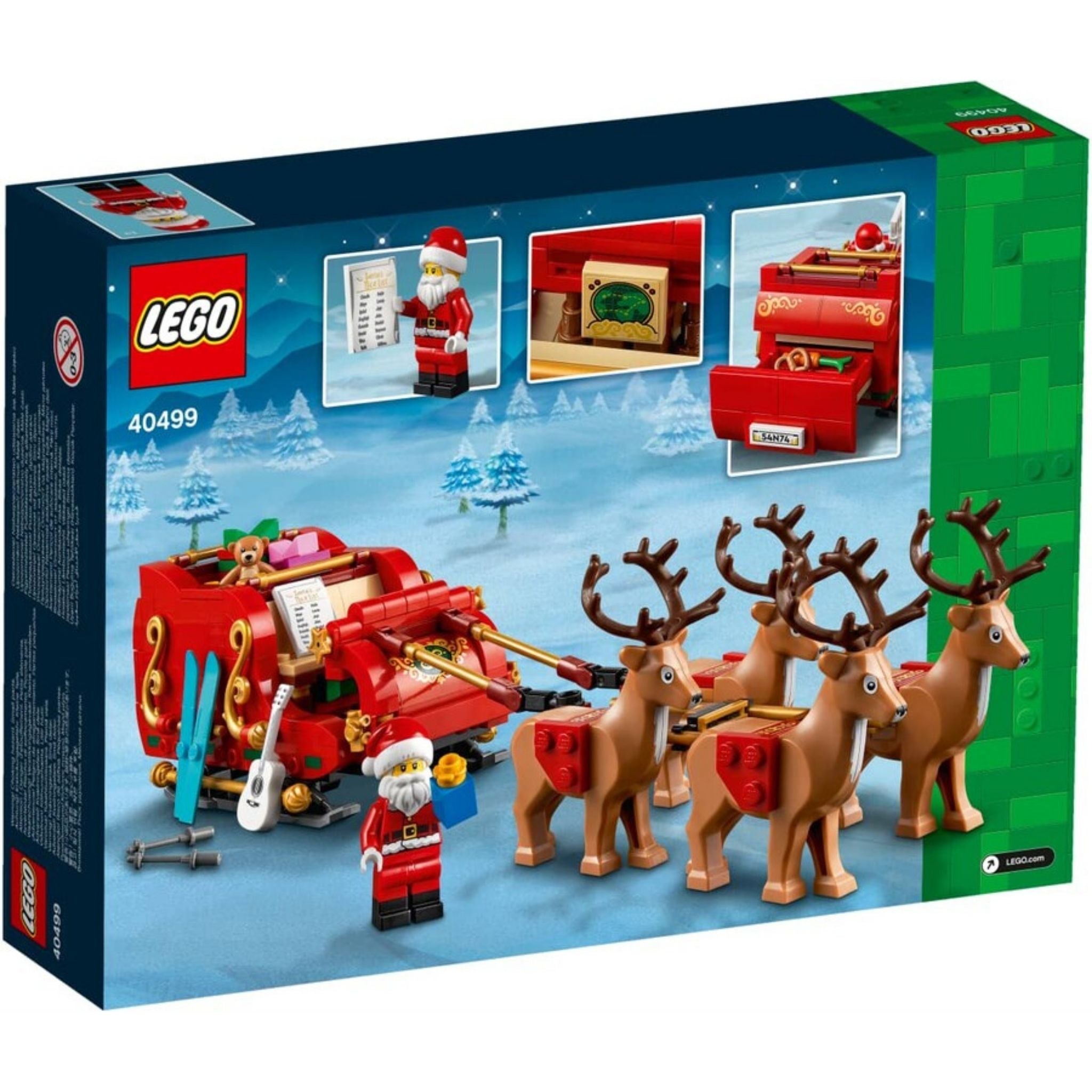 Lego Noel Baba Kızağı 40499 Yapım Seti 343 Parça