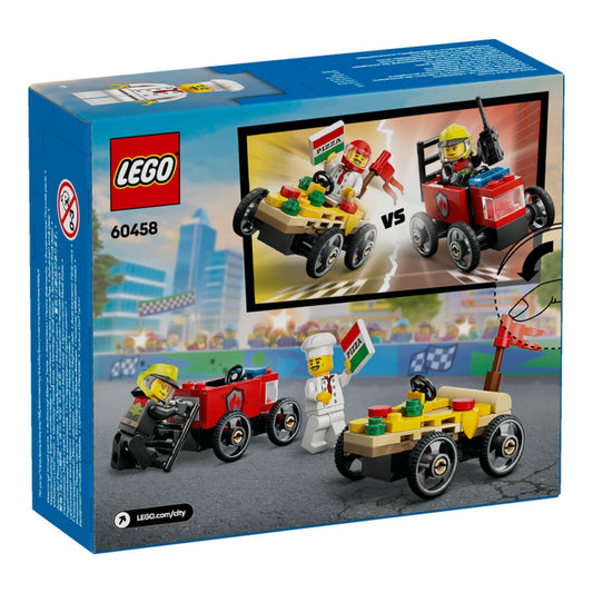 Lego City Pizza, İtfaiye ve Yarış Arabası 60458