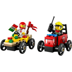 Lego City Pizza, İtfaiye ve Yarış Arabası 60458