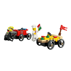 Lego City Pizza, İtfaiye ve Yarış Arabası 60458