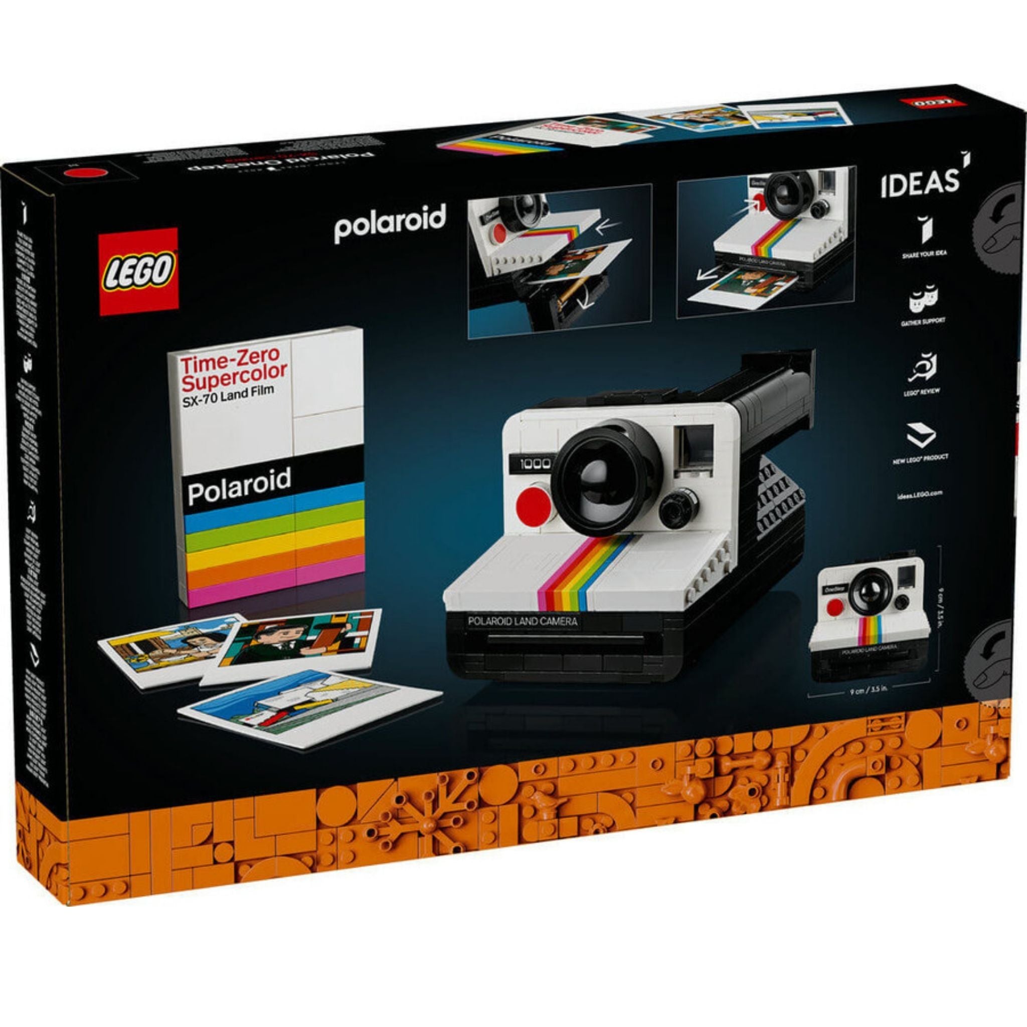 Lego Polaroid OneStep Sx-70 Kamera 21345 Yapım Seti 516 Parça