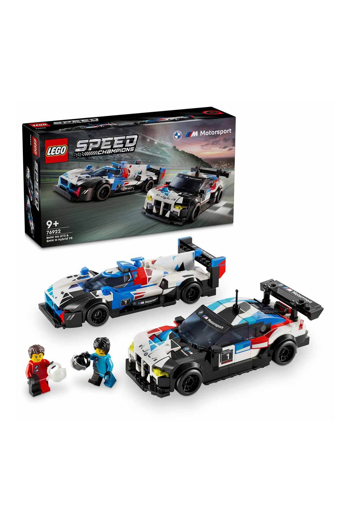 Lego Speed Champions BMW M4 GT3 ve BMW M Hybrid V8 Yarış Arabaları - 76922