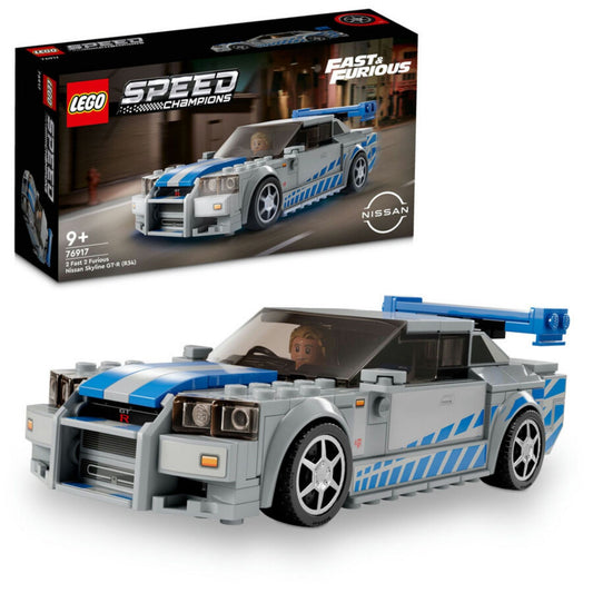 Lego Speed Champions Daha Hızlı Daha Öfkeli Nissan Skyline GT-R (R34) 76917