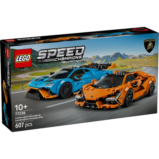 Lego Speed Champions Lamborghini Revuelto & Huracan STO 77238