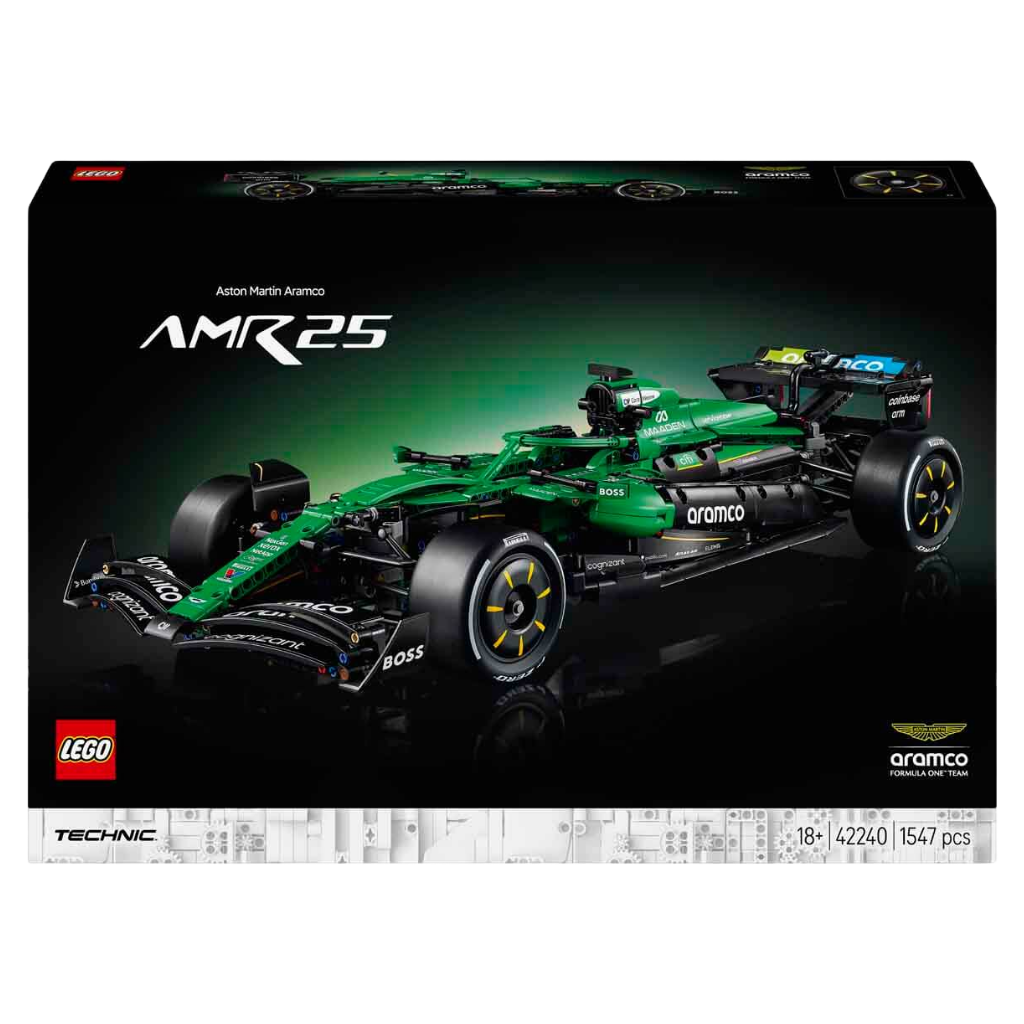 Lego Technic Aston Martin Aramco AMR25 F1 Araba 42240
