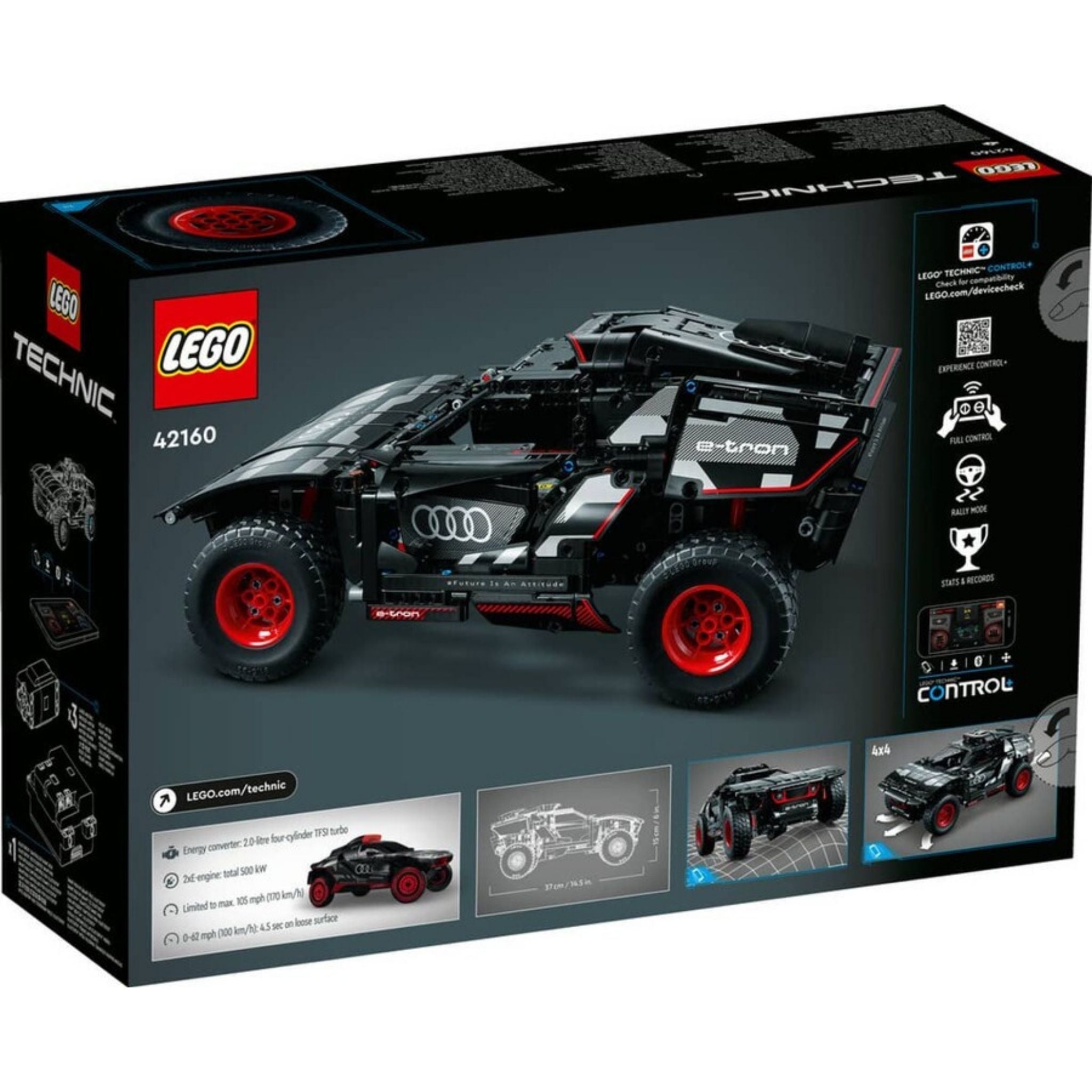Lego Technic Audi Rs Q E-Tron 42160 Yapım Seti (914 Parça)