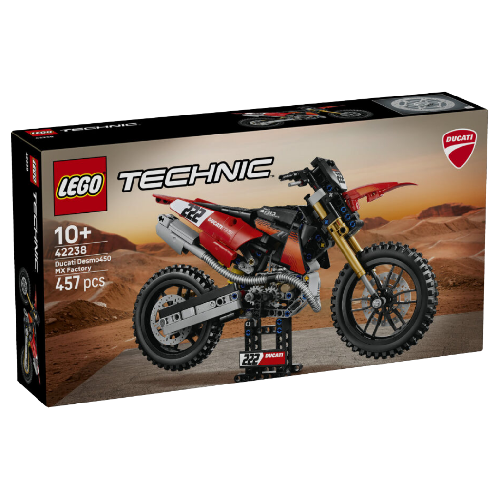 Lego Technic Ducati Desmo450 MX Factory Motosiklet 42238